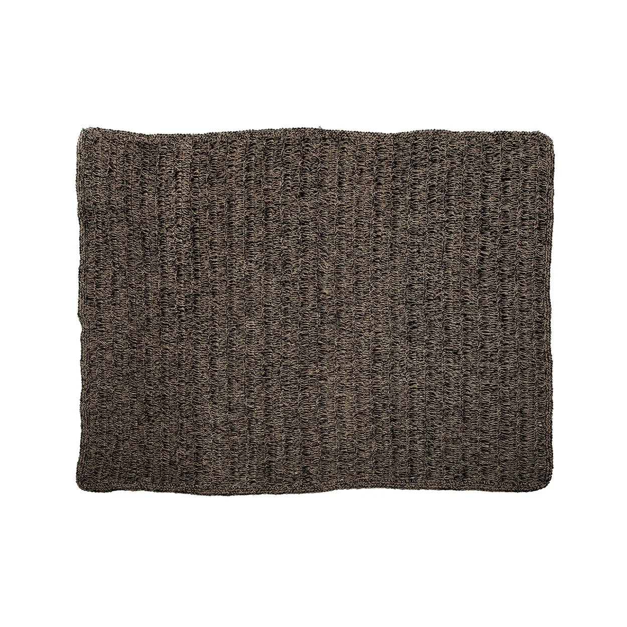 Tapis en jonc de mer naturel rectangle brun 180x240 cm pour décoration intérieure