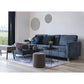 Tapis persan bleu polyester 160x230 cm rectangulaire