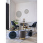 Tapis persan bleu polyester 160x230 cm rectangulaire