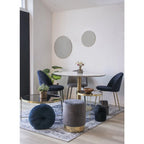 Tapis persan bleu polyester 160x230 cm rectangulaire