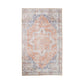 Tapis persan orange et bleu rectangulaire 160x230 cm