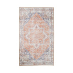 Tapis persan orange et bleu rectangulaire 160x230 cm