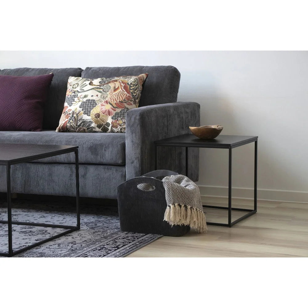 Tapis persan rectangulaire noir et blanc 160x230 cm