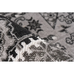 Tapis gris et noir roulé avec motif pour le produit Ariya 400 Grau 120cm x 170cm