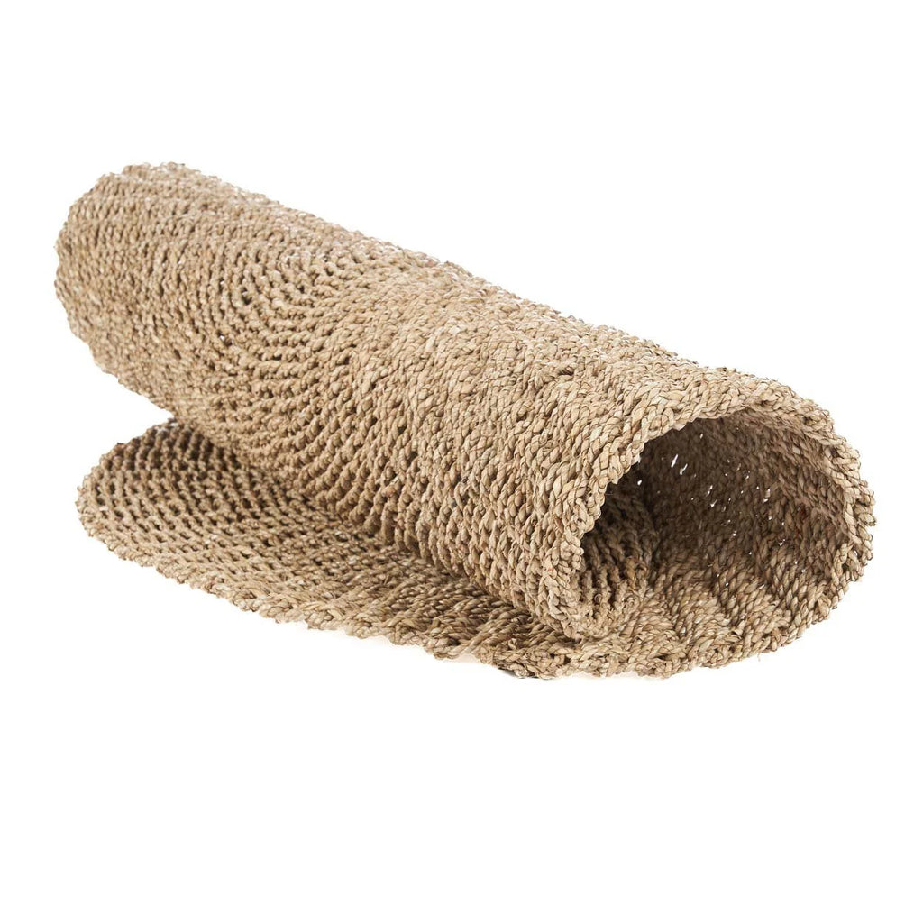 Arbre à chat beige en sisal tressé naturel, Ø100 cm