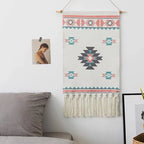 Tenture murale boho avec franges variante 12