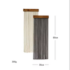 Tenture murale design blanc et gris dimension