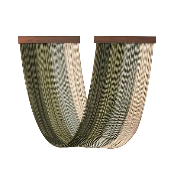 Tenture murale en macramé scandinave