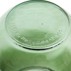 Vase décoratif en verre recyclé vert H35 cm