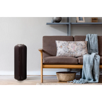 Vase de sol cylindrique Art Deco 170 Dunkellila / Silber, brun foncé, ouverture étroite