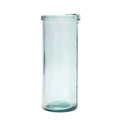 Vase en verre recyclé bleu 36 cm – Design épuré