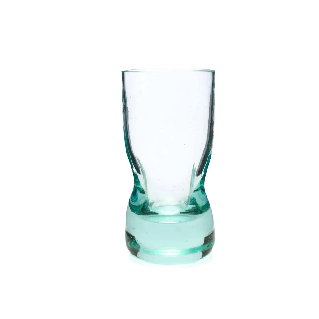 Verre à shot en verre recyclé naturel 9 cm