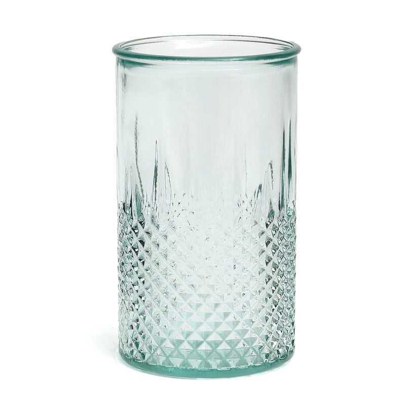Verre bleu en verre recyclé - 13,5 cm