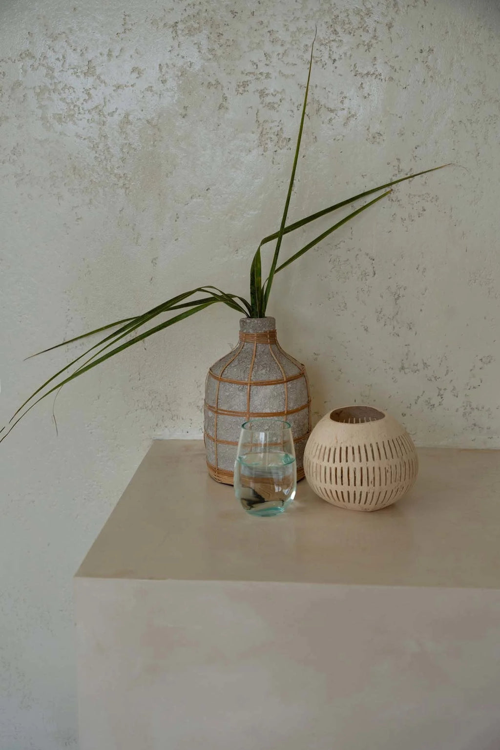 Verre en verre recyclé transparent – Finition bleu clair – H11 cm
