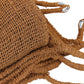 Hamac en corde tissée marron pour ombrage en fibre de coco naturelle 300x200 cm